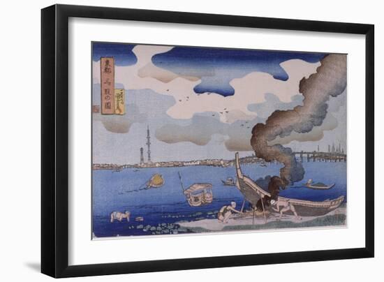 Paysage (Toto Mitsumata)-Kuniyoshi Utagawa-Framed Giclee Print