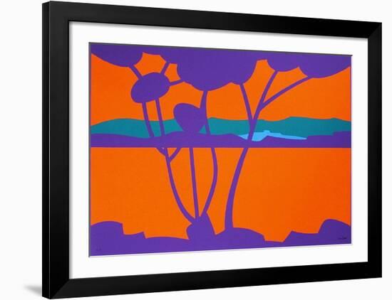 Paysage Tropical IV-Jean Coulot-Framed Serigraph