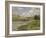 Paysage, Vétheuil-Claude Monet-Framed Giclee Print