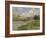 Paysage, Vétheuil-Claude Monet-Framed Giclee Print