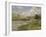 Paysage, Vétheuil-Claude Monet-Framed Giclee Print