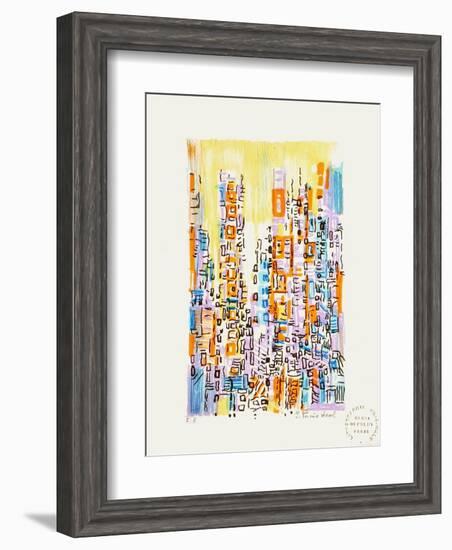 Paysage VIII-Irene Pereira Leal-Framed Limited Edition