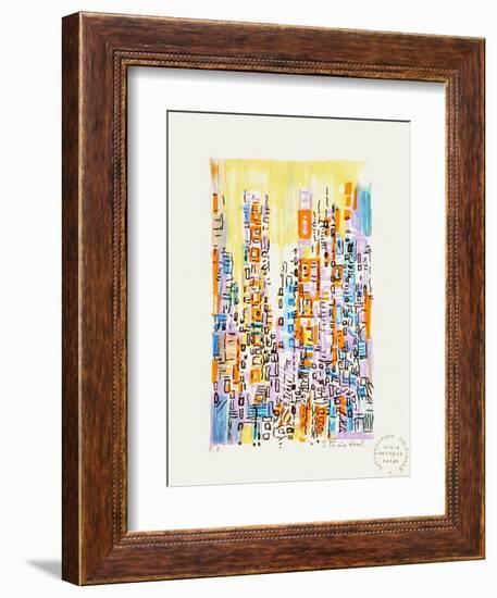 Paysage VIII-Irene Pereira Leal-Framed Limited Edition