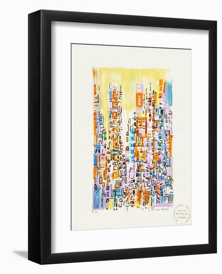 Paysage VIII-Irene Pereira Leal-Framed Limited Edition