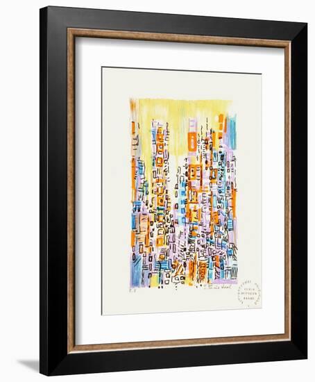 Paysage VIII-Irene Pereira Leal-Framed Limited Edition