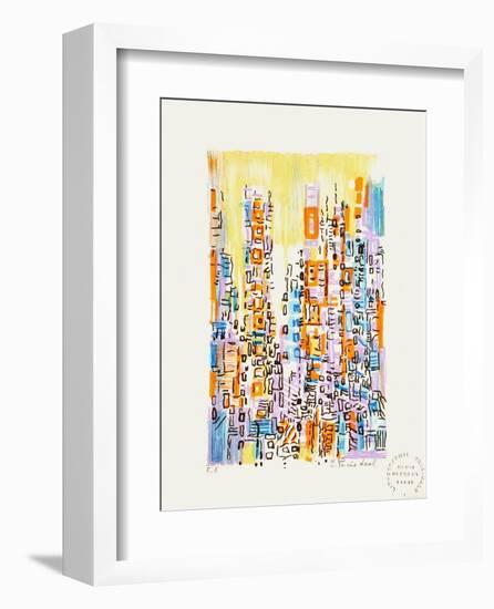 Paysage VIII-Irene Pereira Leal-Framed Limited Edition