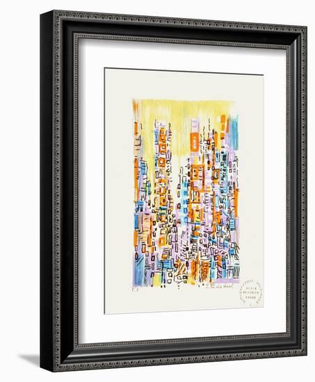 Paysage VIII-Irene Pereira Leal-Framed Limited Edition