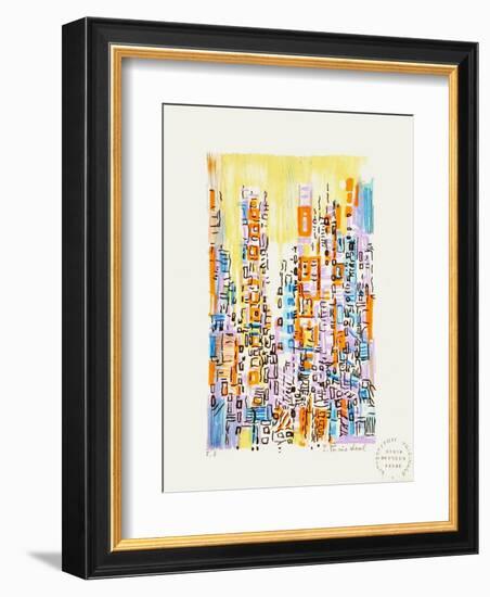 Paysage VIII-Irene Pereira Leal-Framed Limited Edition