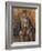 Paysan assis-Paul Cézanne-Framed Giclee Print