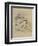 Paysanne accroupie vue de face tenant un panier de la main gauche-Camille Pissarro-Framed Giclee Print