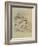 Paysanne accroupie vue de face tenant un panier de la main gauche-Camille Pissarro-Framed Giclee Print