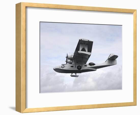 PBY Catalina Vintage Flying Boat-Stocktrek Images-Framed Photographic Print