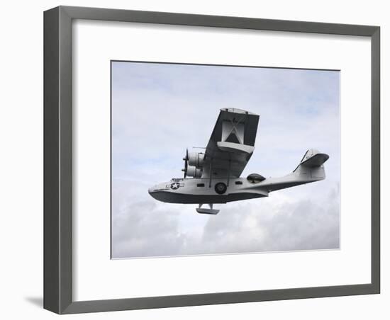 PBY Catalina Vintage Flying Boat-Stocktrek Images-Framed Photographic Print