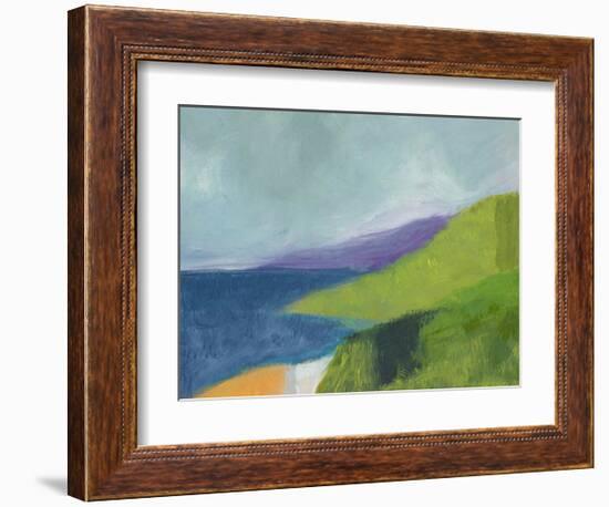 PCH 1 Central Coast-Jan Weiss-Framed Art Print