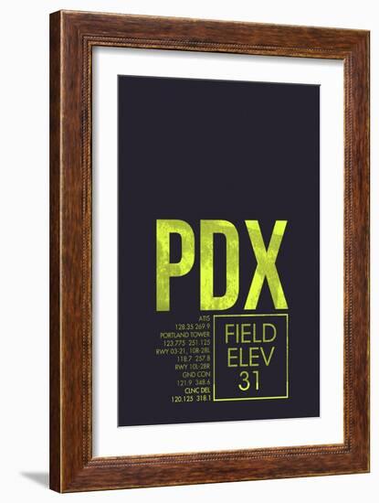 PDX ATC-08 Left-Framed Giclee Print