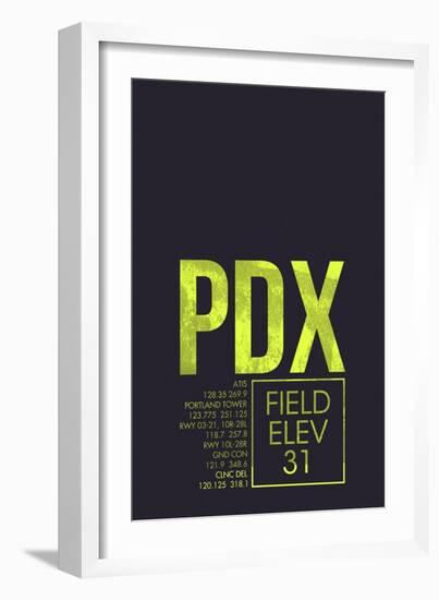PDX ATC-08 Left-Framed Giclee Print