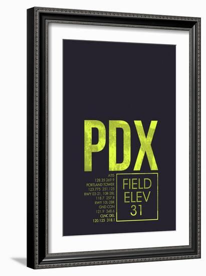 PDX ATC-08 Left-Framed Giclee Print