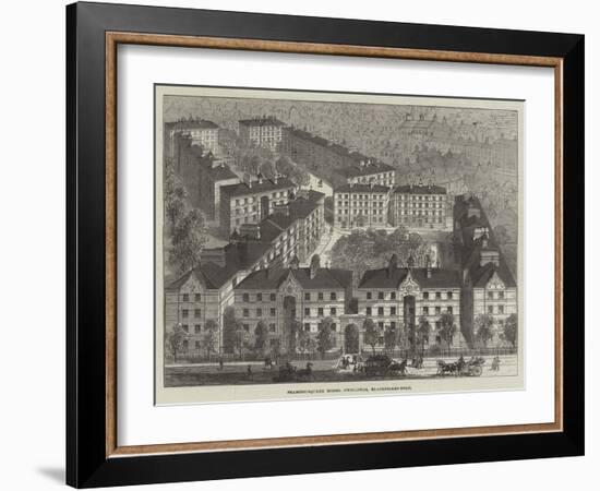 Peabody-Square Model Dwellings, Blackfriars-Road-Frank Watkins-Framed Giclee Print