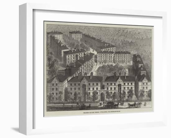 Peabody-Square Model Dwellings, Blackfriars-Road-Frank Watkins-Framed Giclee Print