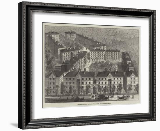 Peabody-Square Model Dwellings, Blackfriars-Road-Frank Watkins-Framed Giclee Print