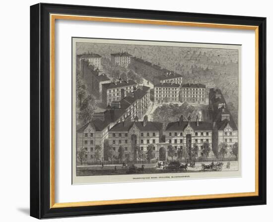 Peabody-Square Model Dwellings, Blackfriars-Road-Frank Watkins-Framed Giclee Print