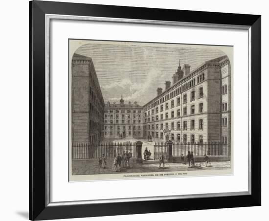 Peabody-Square, Westminster, for the Dwellings of the Poor-Frank Watkins-Framed Giclee Print