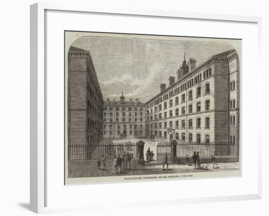 Peabody-Square, Westminster, for the Dwellings of the Poor-Frank Watkins-Framed Giclee Print