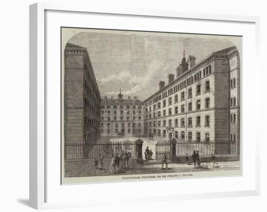 Peabody-Square, Westminster, for the Dwellings of the Poor-Frank Watkins-Framed Giclee Print