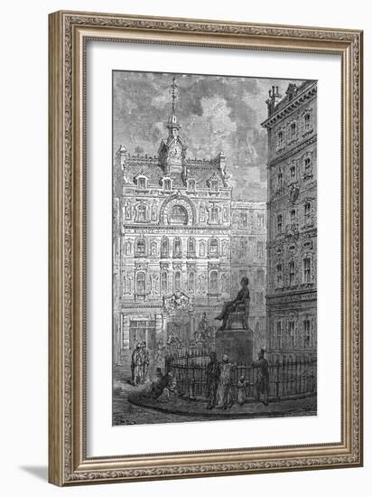 Peabody Statue-Gustave Doré-Framed Art Print