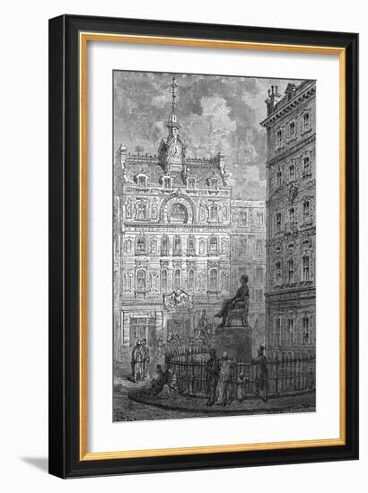 Peabody Statue-Gustave Doré-Framed Art Print