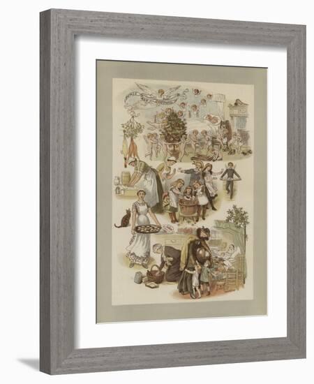 Peace and Goodwill-Arthur Hughes-Framed Giclee Print