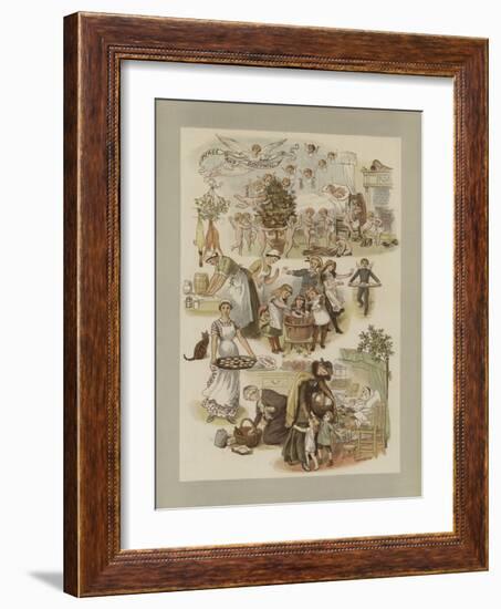 Peace and Goodwill-Arthur Hughes-Framed Giclee Print