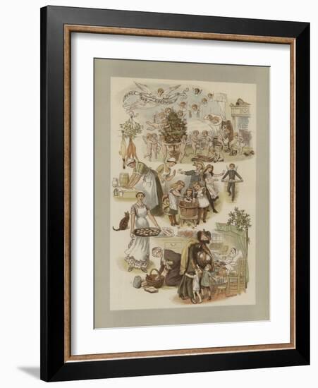 Peace and Goodwill-Arthur Hughes-Framed Giclee Print