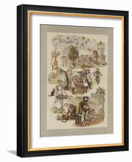 Peace and Goodwill-Arthur Hughes-Framed Giclee Print