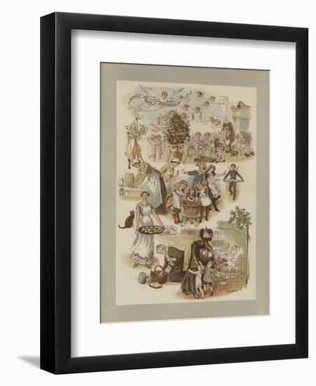 Peace and Goodwill-Arthur Hughes-Framed Giclee Print