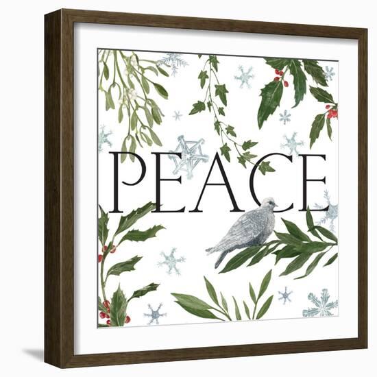 Peace and Joy I-Sara Zieve Miller-Framed Art Print