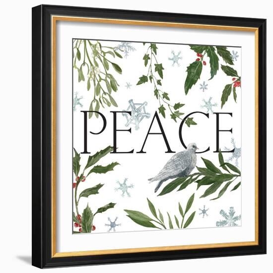 Peace and Joy I-Sara Zieve Miller-Framed Art Print