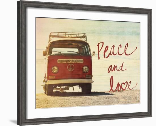 Peace and Love-Gail Peck-Framed Premium Giclee Print