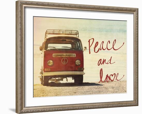 Peace and Love-Gail Peck-Framed Premium Giclee Print