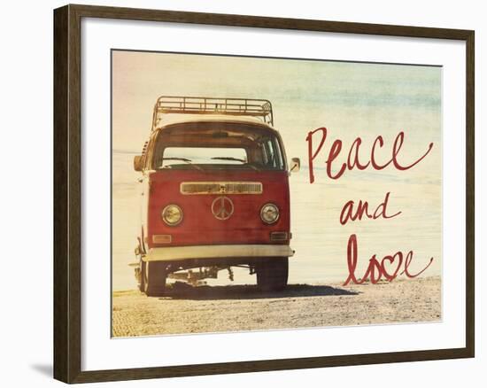 Peace and Love-Gail Peck-Framed Premium Giclee Print