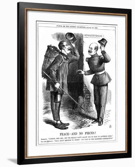 Peace - and No Pieces!, 1866-John Tenniel-Framed Giclee Print