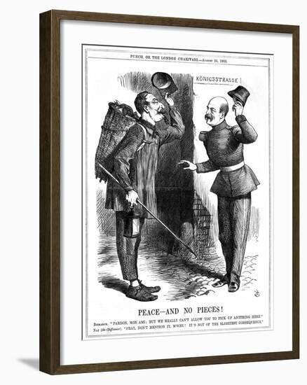 Peace - and No Pieces!, 1866-John Tenniel-Framed Giclee Print