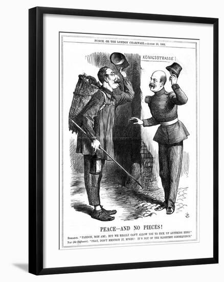 Peace - and No Pieces!, 1866-John Tenniel-Framed Giclee Print