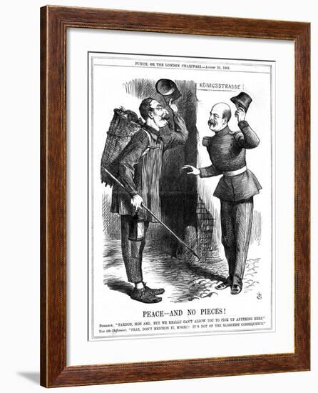 Peace - and No Pieces!, 1866-John Tenniel-Framed Giclee Print