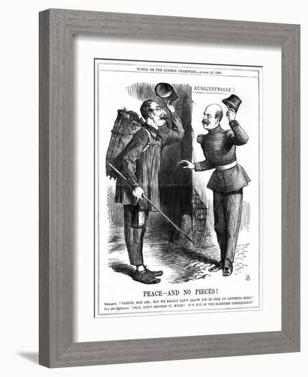 Peace - and No Pieces!, 1866-John Tenniel-Framed Giclee Print