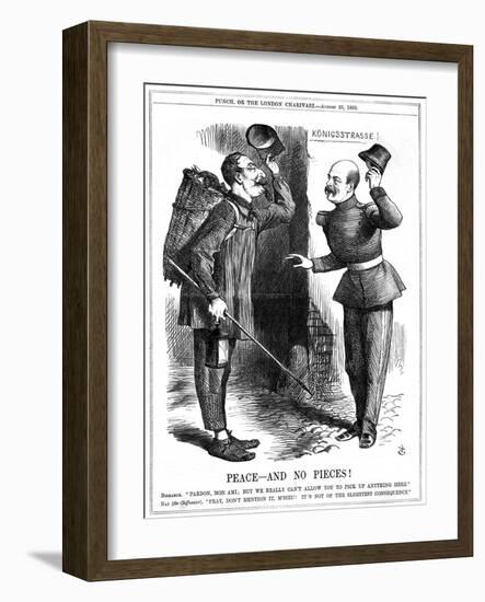 Peace - and No Pieces!, 1866-John Tenniel-Framed Giclee Print