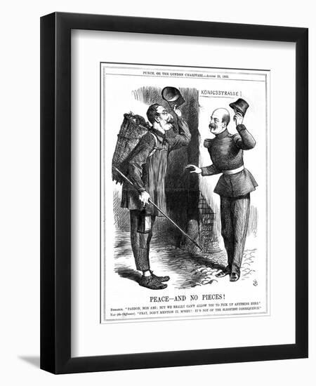 Peace - and No Pieces!, 1866-John Tenniel-Framed Giclee Print