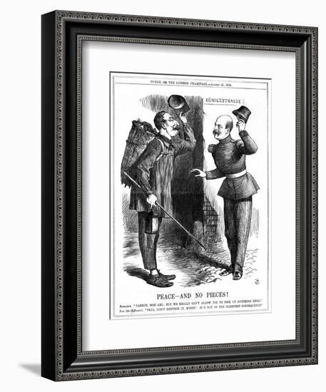 Peace - and No Pieces!, 1866-John Tenniel-Framed Giclee Print