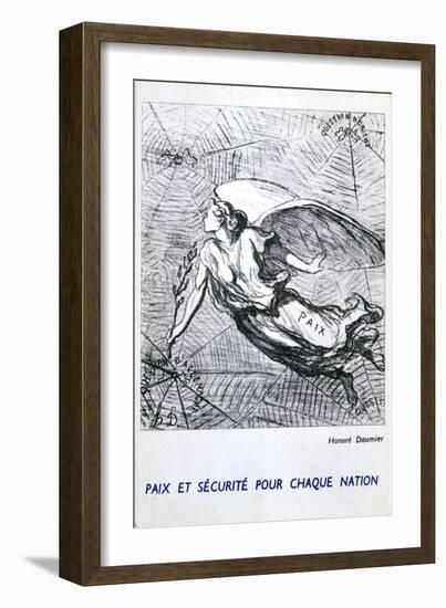 Peace and Security for Each Nation-Honoré Daumier-Framed Giclee Print