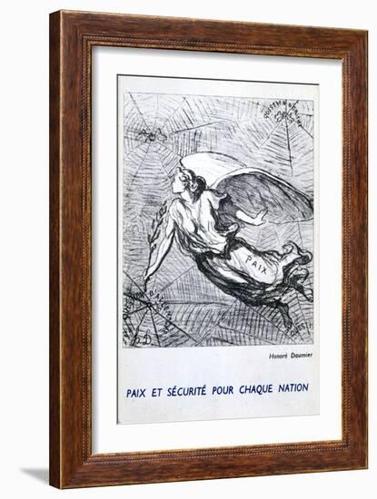Peace and Security for Each Nation-Honoré Daumier-Framed Giclee Print